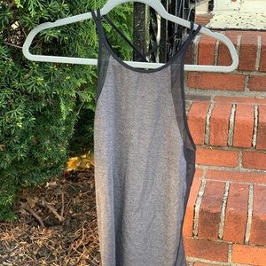 Lululemon Gray strappy tank - size 6